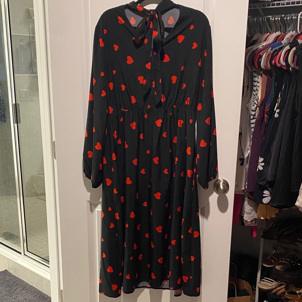 SHEIN Maxi Heart Dress
